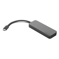 Lenovo USB-C to 4 Port USB-A Hub USB-C (USB 3.2 Gen 1) multiport hub 4 poorten Zwart - thumbnail