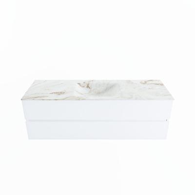 MONDIAZ VICA-DLUX 150cm badmeubel onderkast Talc 2 lades. Inbouw wastafel CLOUD midden 1 kraangat, kleur Frappe. MONDIAZ VICA-DLUX 150cm badmeubel onderkast Talc 2 lades. Inbouw wastafel CLOUD midden 1 kraangat, kleur Frappe.