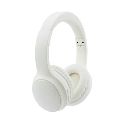 CoolBox Air 40 Draadloze bluetooth-hoofdtelefoon, opvouwbaar, hoofdtelefoon met actieve ruisonderdrukking, tot 40 uur batterijduur, Bluetooth 5.3, hoofdband, opladen in 1,5 uur, bereik 10 m, wit
