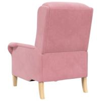 Fauteuil Roze 76 x 94 x 102 cm Fluweel - thumbnail