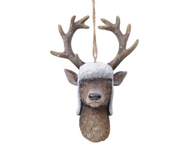 Hert poly l6.5h13.3 cm bruin kerstboomversiering kerst Decoris - Decoris Hert poly l6.5h13.3 cm bruin kerstboomversiering kerst Decoris - Decoris