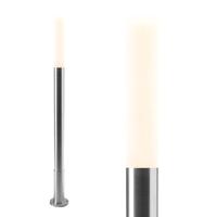 Nodin LED Sokkellamp - 2.6 Watt - 200 Lumen - 12V - 3000K warm wit - Staande Buitenlamp - Padverlichting - IP44 Waterdicht - RVS - thumbnail