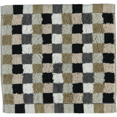 Cawö Cawo Lifestyle Karo Gezichtsdoekje 7047 Kiezelsteen-37 30x30