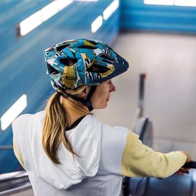 Abus helm aduro 2.0 l (58-62cm). steel blauw