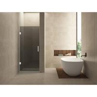 Wiesbaden Less Nisdeur - 900x2000x8mm - Nano - Rookglas - Mat Wit - thumbnail