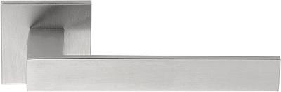 Formani Square LSQ2 deurkruk ongeveerd op rozet - mat RVS