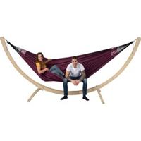 'Wood & Black Edition' Rose XXL Hangmatset - Paars - Tropilex ® - thumbnail