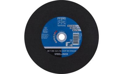 PFERD TOOLS 80 T 350-3,0 L SG CHOP HD STEELOX/25,4 66323582 Doorslijpschijf recht 350 mm 10 stuk(s) RVS, Getemperd staal, Staal