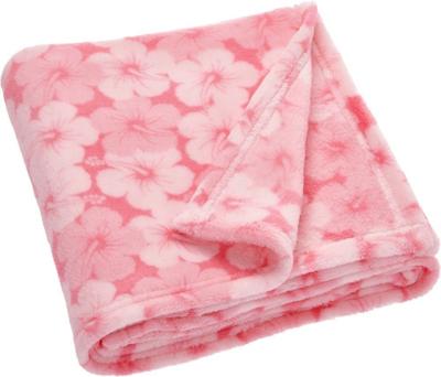 Playshoes fleece babydeken Hawaii roze Playshoes fleece babydeken Hawaii roze