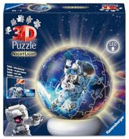 Ravensburger 3d puzzle nightlight astronauts in space - thumbnail