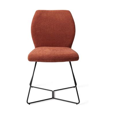 Jesper Home Eetkamerstoel 'Ikata' Beehive Black, kleur Cosy Copper