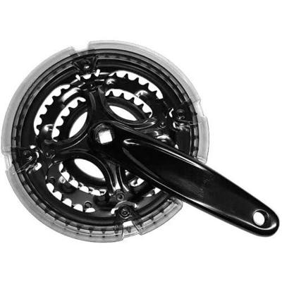 Shimano Hulzebos lasco crankset spieloos 28x38x48t 170mm aluminium met cover zilver