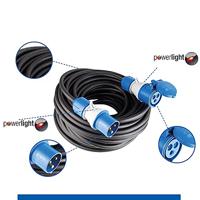 AS Schwabe 61407 Stroom Verlengkabel 16 A Zwart, Blauw 10 m H07RN-F 3G 2,5 mm² - thumbnail