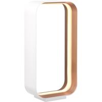 LED Tafellamp - Cinque Cizione - 1 Lichtpunt van 15 Watt - Dimbaar - Aanpasbare Lichtkleur - Snoerschakelaar - Mat Wit - Metaal - thumbnail