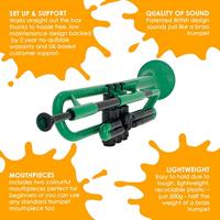 Jiggs pTrumpet Green met hoes - thumbnail