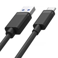 Unitek USB-A - USB-C kabel kort 50cm Y-C481BK / USB 2.0 standaard/Quick Charge 3.0 / opladen/stroom en gegevensoverdracht/doorvoer: 480 Mbps/PVC/zwart - thumbnail