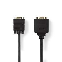 Nedis CCGP59120BK02 Vga-kabel Vga Male - 2x Vga Female 0,2 M Zwart - thumbnail