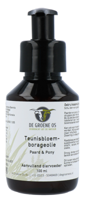 De Groene Os Teunisbloem-Borageolie Paard & Pony