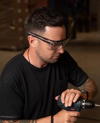 uvex super f OTG 9169585 Veiligheidsbril Incl. UV-bescherming Zwart, Wit