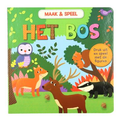 Wins Holland Maak & speel boek - het bos