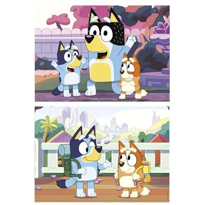 Set van 2 Puzzels Bluey Briefcase 20 Onderdelen