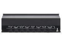 Intellinet 720908 8 poorten Patchpaneel 483 mm (19) CAT 6A Zwart Ingericht - thumbnail