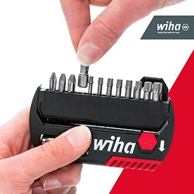Wiha Bitset FlipSelector Standard 25 mm Phillips, Pozidriv, TORX® 14-delig 1/4" C6,3 - 39040 - 39040