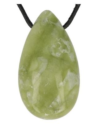 Druppelvormige Hanger Serpentijn