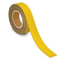 MAUL magnetisch etiketband beschrijf- en wisbaar, 10mtx40mm, geel - thumbnail
