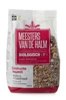 De Halm Krokante Muesli Kokos Hazelnoot Biologisch - thumbnail