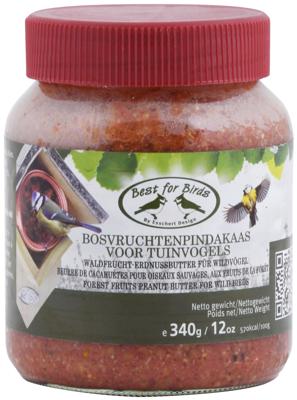 Vogelvoer Bosvruchtenpindakaas 340gr