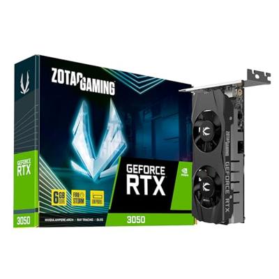 Zotac Nvidia GeForce RTX 3050 Videokaart Low Profile 6 GB GDDR6-RAM PCIe x8 DisplayPort, HDMI Low Profile - thumbnail