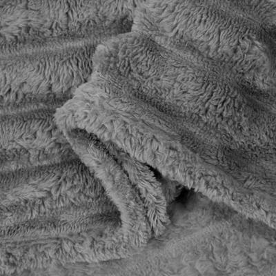 VidaXL Gooi deken donkergrijs 270 x 240 cm fleece VidaXL Gooi deken donkergrijs 270 x 240 cm fleece