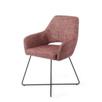 Jesper Home Yanai eetkamerstoel Berry Bars cross black - thumbnail