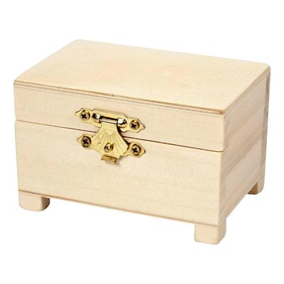 Schatkist creativ company 6x9x6cm hout