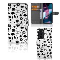 Telefoonhoesje met Naam Motorola Edge 30 Pro Silver Punk - thumbnail