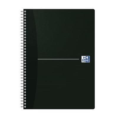 Oxford Office Essentials spiraalschrift, 180 bladzijden, ft A4, geruit 5 mm, zwart