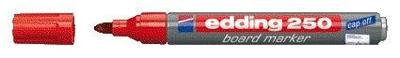 Whiteboardmarker edding 250 rond 1.5-3mm rood | 10 stuks