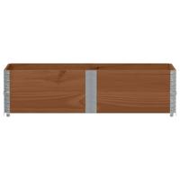 VidaXL Palletopzetranden 2 st 150x50 cm massief grenenhout bruin - thumbnail