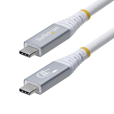 USB-kabel Startech CC3M20GUSB4CXW Wit 3 m