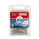 Novus Blindklinknagel A2,4 X 6mm | Alu SB | 30 stuks - 045-0019 045-0019 - thumbnail