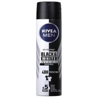 Nivea Men Deodorant Deospray Invisible Black And White 150ml - thumbnail