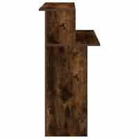 Receptiebalie 100x50x103,5 cm bewerkt hout gerookt eikenkleurig - thumbnail