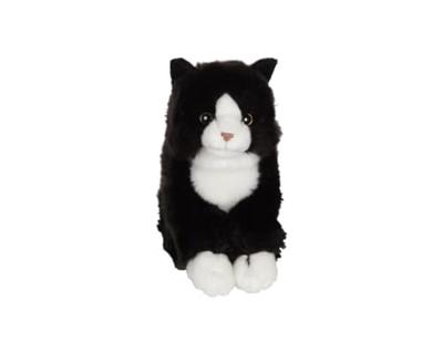 Knuffel - Gipsy Toys - Mimiz Kat - 28cm - Zwart/Wit