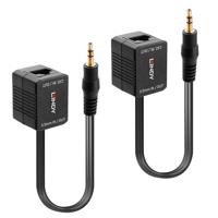 LINDY 70450 Audio-extender Audio, stereo (3.5 mm jackplug) Via netwerkkabel RJ45 100 m - thumbnail