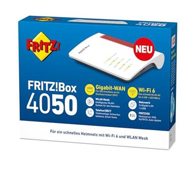 FRITZ! FRITZ!Box 4050 WiFi-router 2.4 GHz, 5 GHz FRITZ! FRITZ!Box 4050 WiFi-router 2.4 GHz, 5 GHz