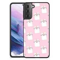 Samsung Galaxy S21 Plus Dierenprint Telefoonhoesje Sleeping Cats - thumbnail