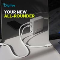 Digitus DA-10305 USB-oplader 140 W 1x USB-A, 3x USB-C Wit - thumbnail