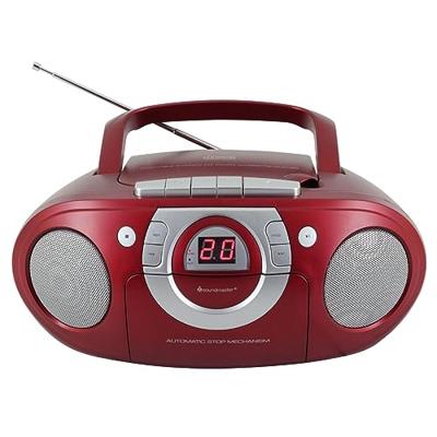 Soundmaster SCD5100 radio cassettespeler, CD rood