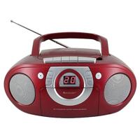 Soundmaster SCD5100 radio cassettespeler, CD rood - thumbnail